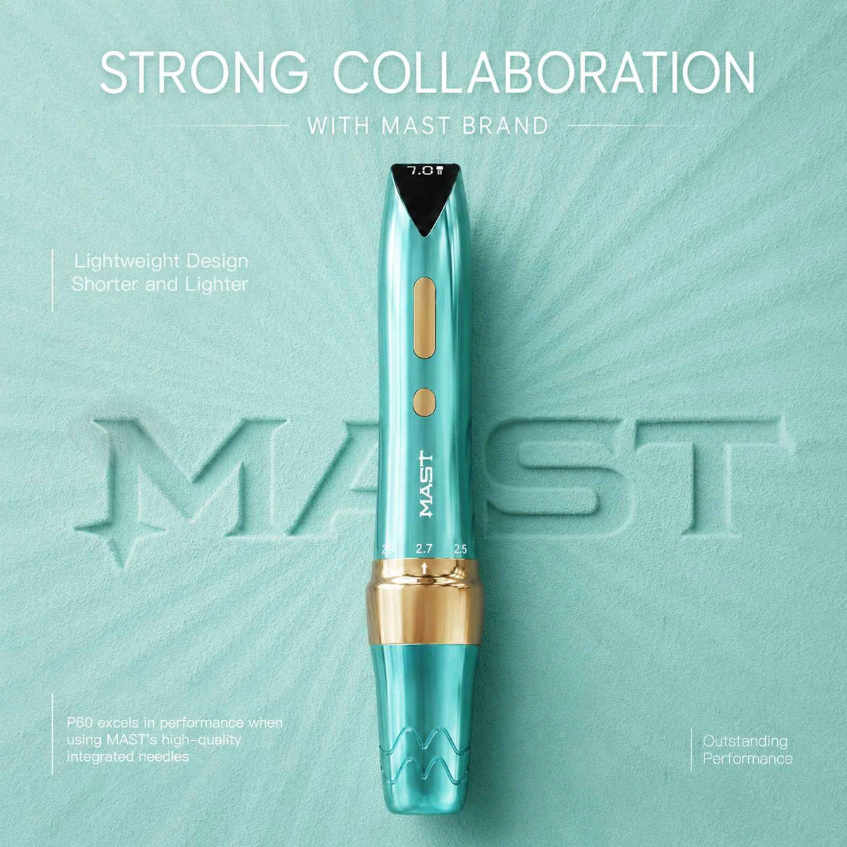 Dragonhawk Mast P60 Kabellose Blau | PMU