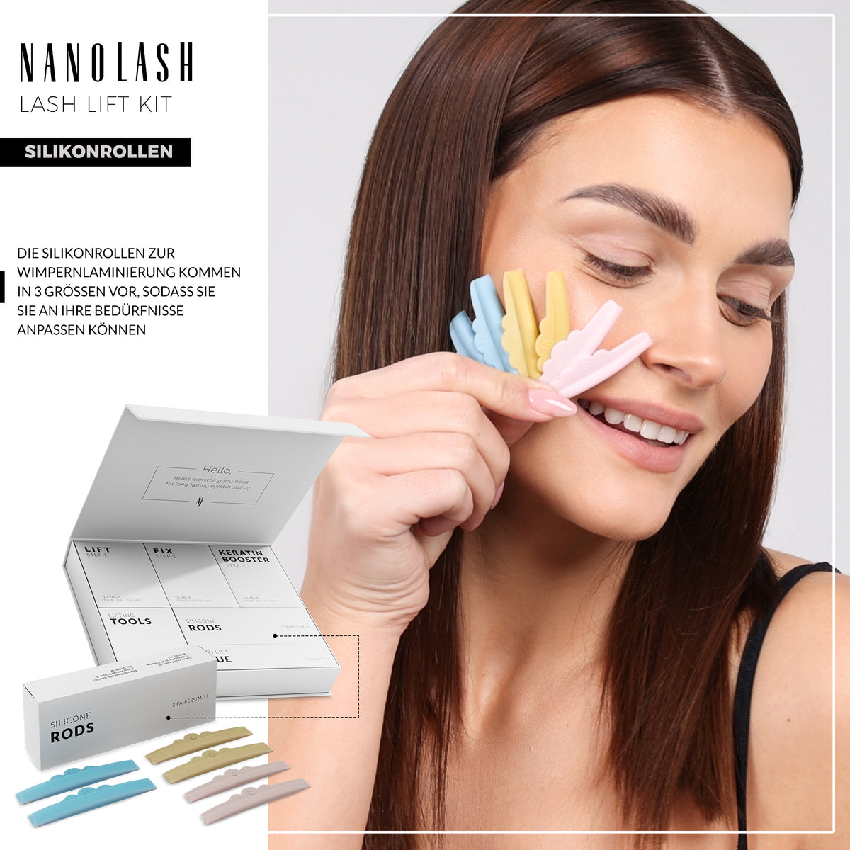 SILIKONROLLEN ZUM LIFTING UND ZUR LAMINATION DER WIMPERN