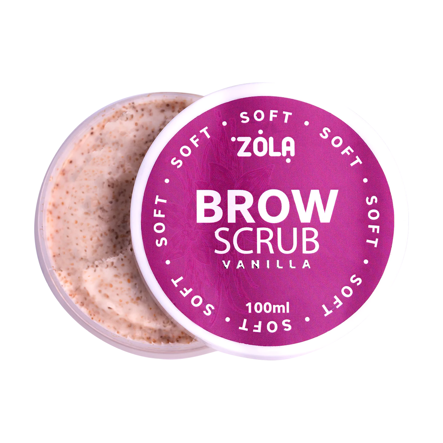 ZOLA Peeling für Augenbrauen und Lippen SOFT VANILLA 100 ml