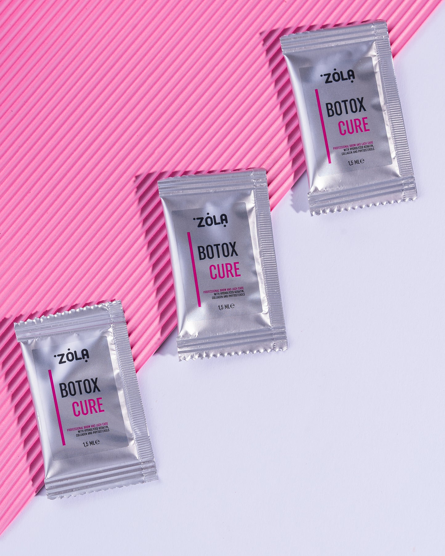 ZOLA Botox für Augenbrauen und Wimpern in Sachets Botox Cure 1,5 ml x 10 Stk.