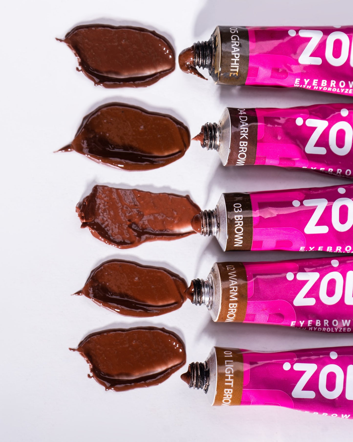 ZOLA Augenbrauenfarbe mit Kollagen 02 Warmbraun 15ml
