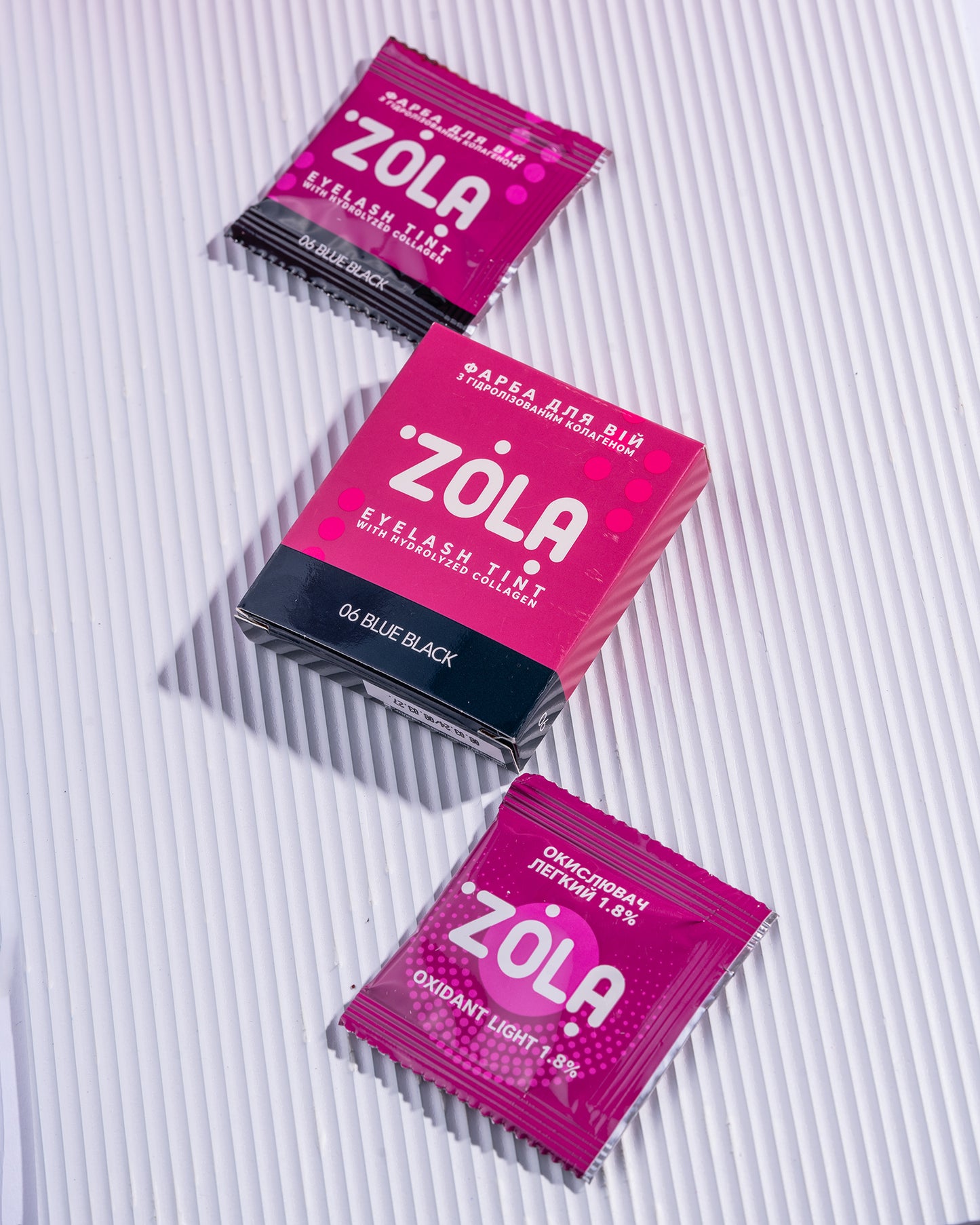 ZOLA Augenbrauenfarbe mit Kollagen 06 Blau Schwarz 5ml