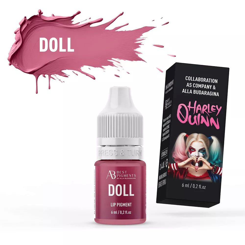 Lippen Set Harley Quinn by AS COMPANY & Alla Budaragina (Hybrid, 6x6 ml)