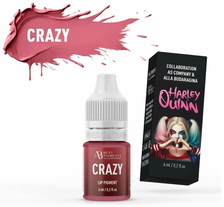 Lippen Set Harley Quinn by AS COMPANY & Alla Budaragina (Hybrid, 6x6 ml)