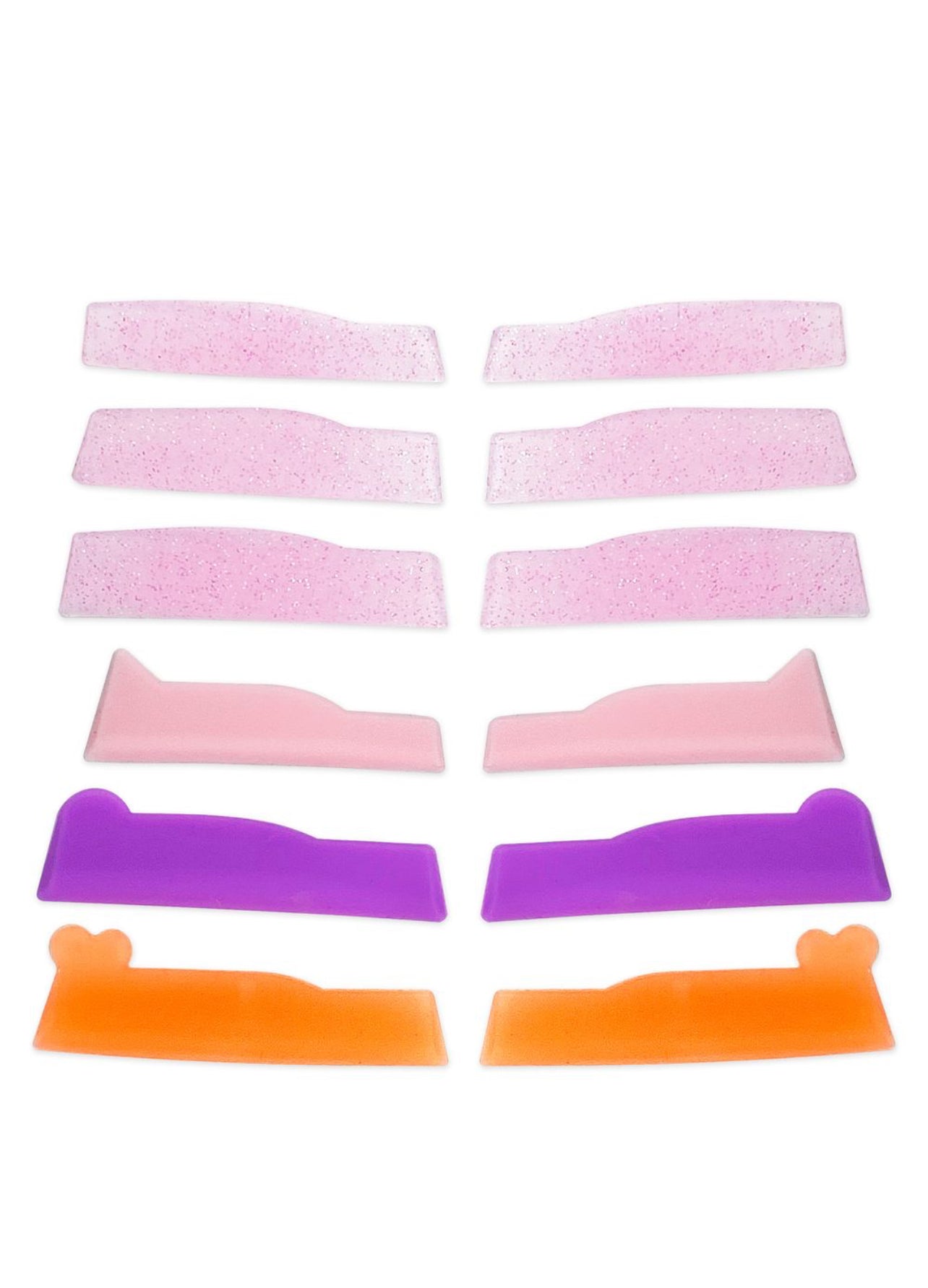 ZOLA Silikonrollen Shiny & Candy Lami Pads, 6 Paare