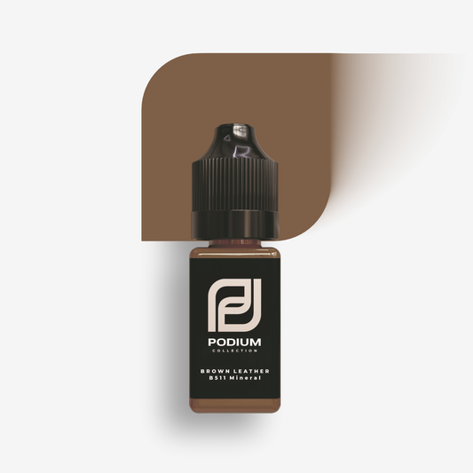 PODIUM BROWN LEATHER B511