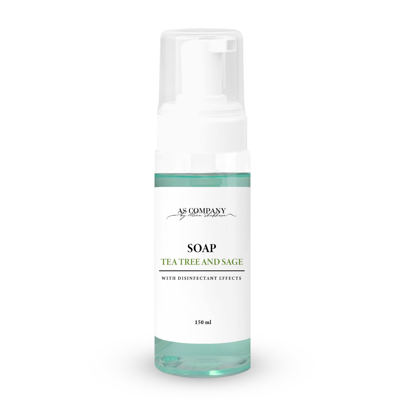 FLÜSSIGSEIFE / SCHAUM (TEA TREE UND SALBEI) 150ML