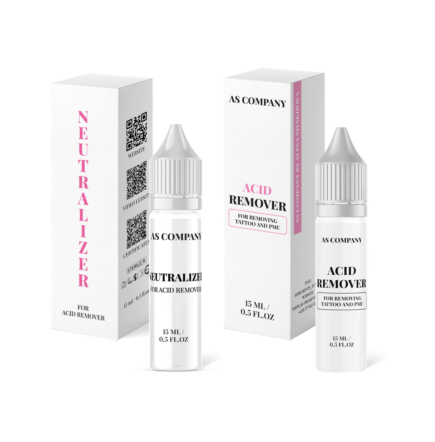 AS COMPANY Acid Remover+ Neutralisator Set