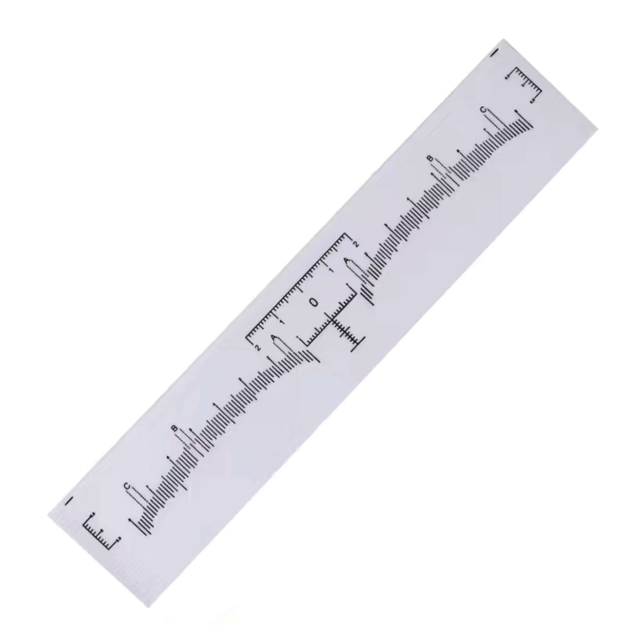 Selbstklebendes Lineal – geklebtes Lineal für permanentes Augenbrauen Make-up