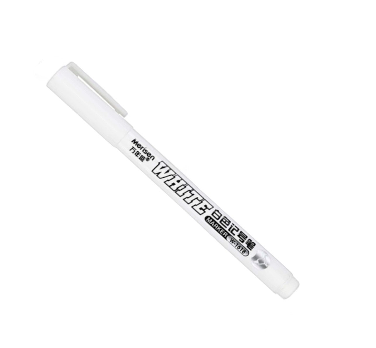 Weißer Marker Stift, wasserfest, permanent, wischfest 1 Stück,