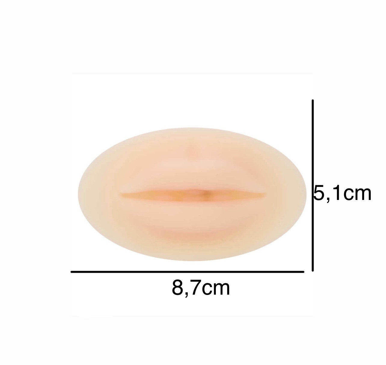 3D Lippen Übungs Silikonimitationsform für Trainingszubehör