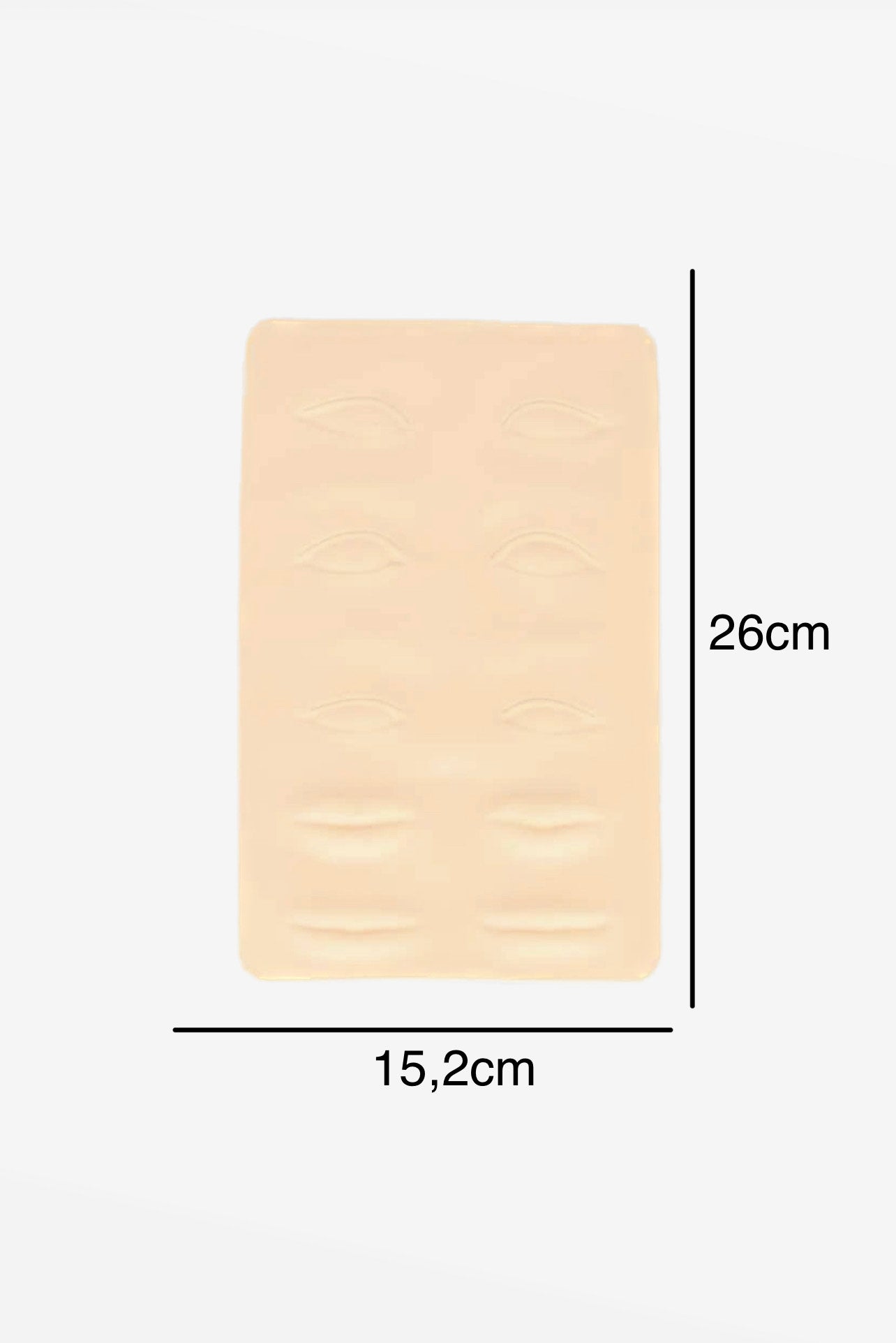 3D Latex/ Übungshaut Lippen und Auge