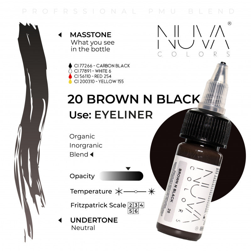 BROWN N BLACK - 15ML