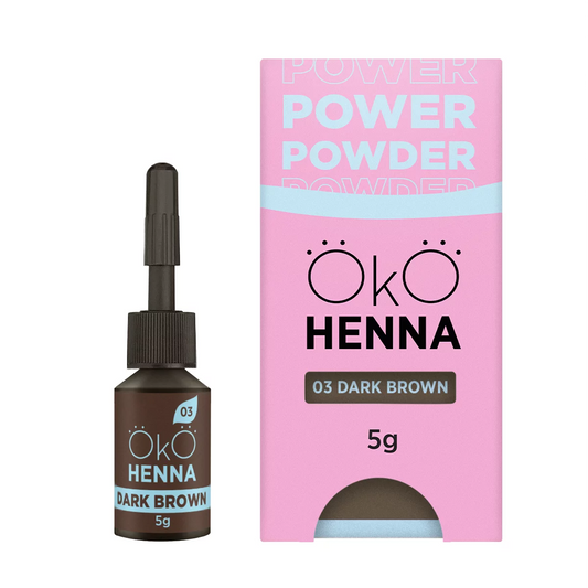 OKO Power Powder, Henna 03 Dark Brown, 5g-10g