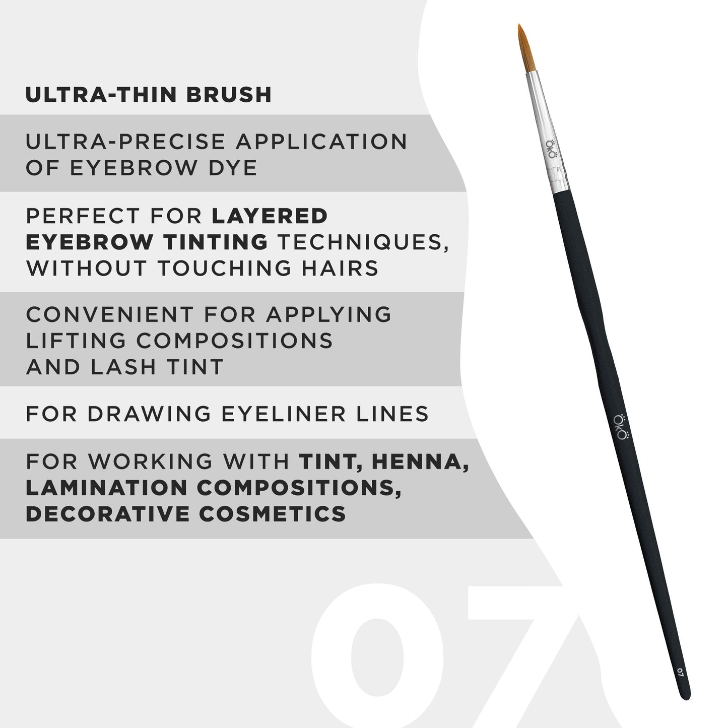 Ultra-Dünner Pinsel OKO 07