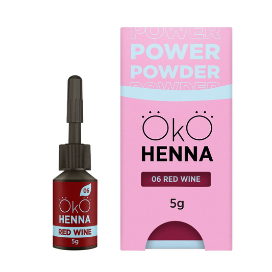 OKO Power Powder, Henna 06 Red Wine, 5g-10g