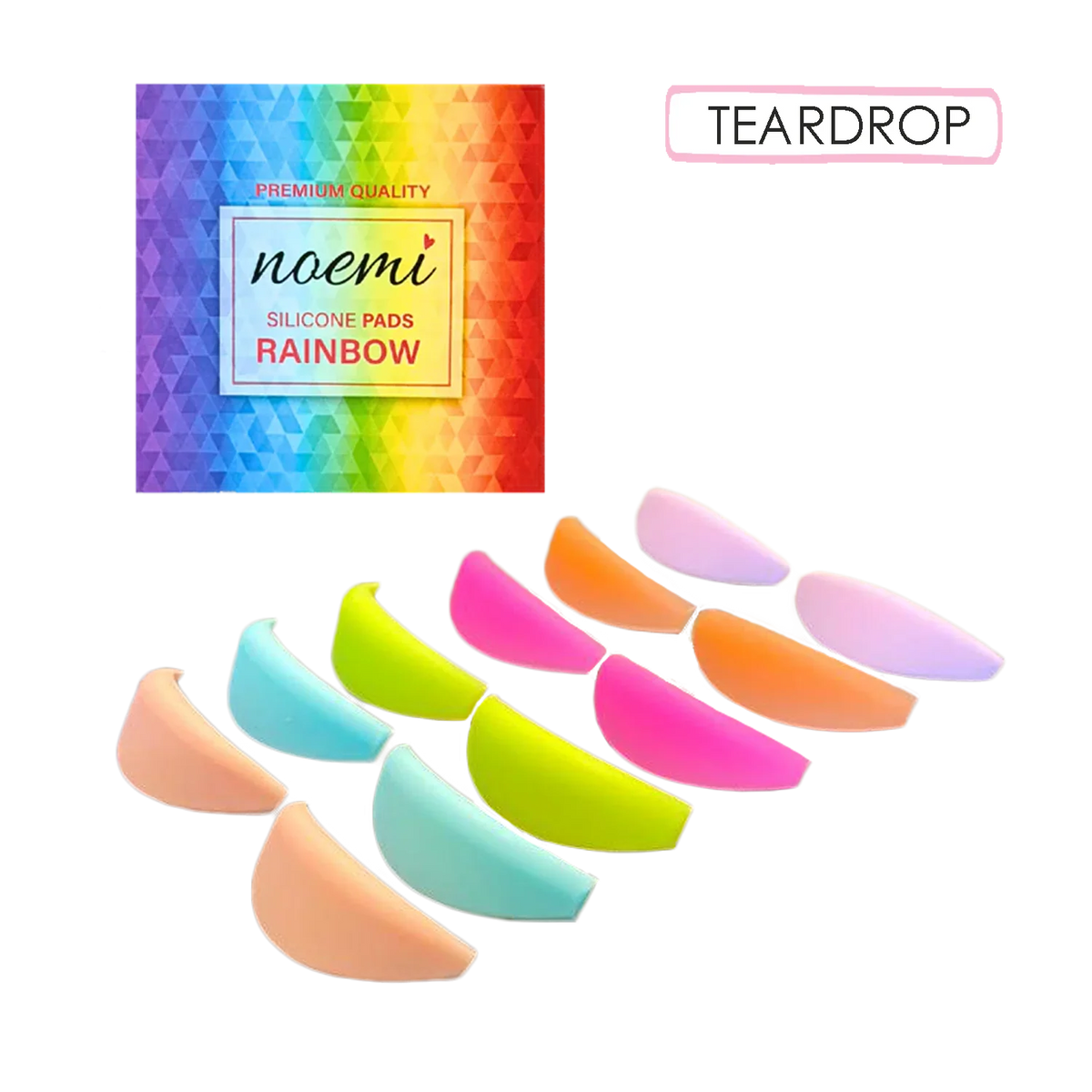 Noemi Silicone Pads - Rainbow