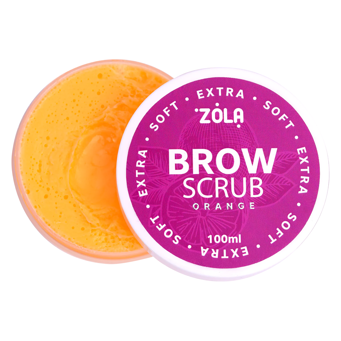 ZOLA Peeling für Augenbrauen und Lippen Extra Soft Orange 100 ml