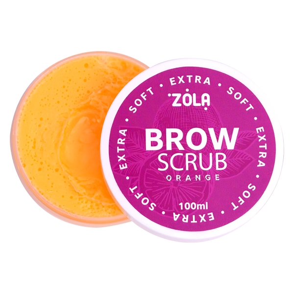 ZOLA Peeling für Augenbrauen und Lippen Extra Soft Orange 100 ml