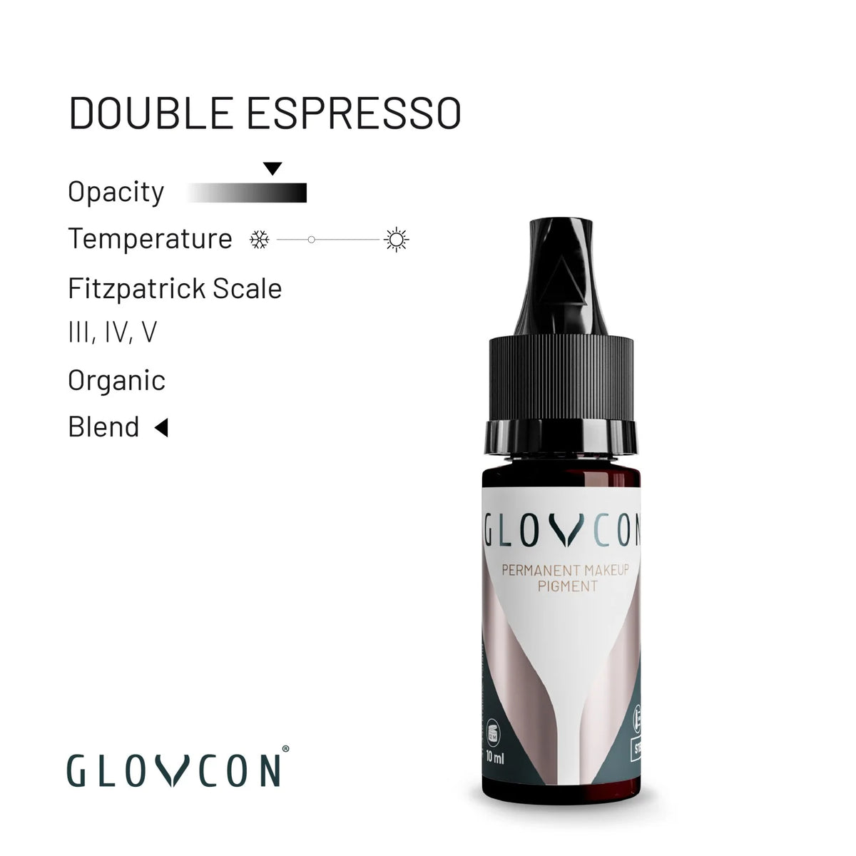 GLOVCON PMU Pigment - Double Espresso 10ml