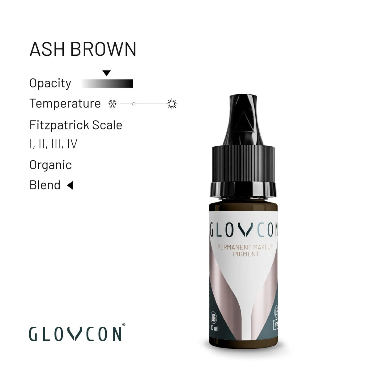 GLOVCON PMU Pigment - Ash Brown 10ml