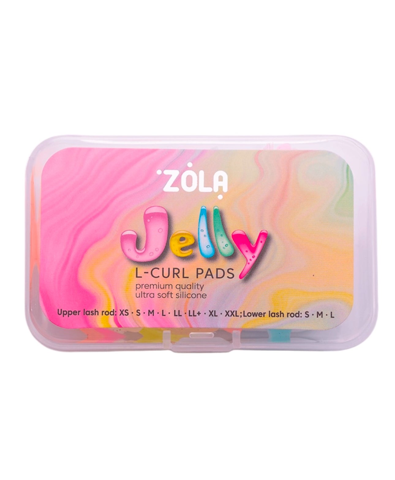 ZOLA Silikonrollen Jelly L-Curl, 8 Paare