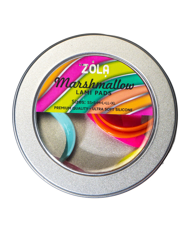 Rouleaux de silicone ZOLA Marshmallow, 6 paires