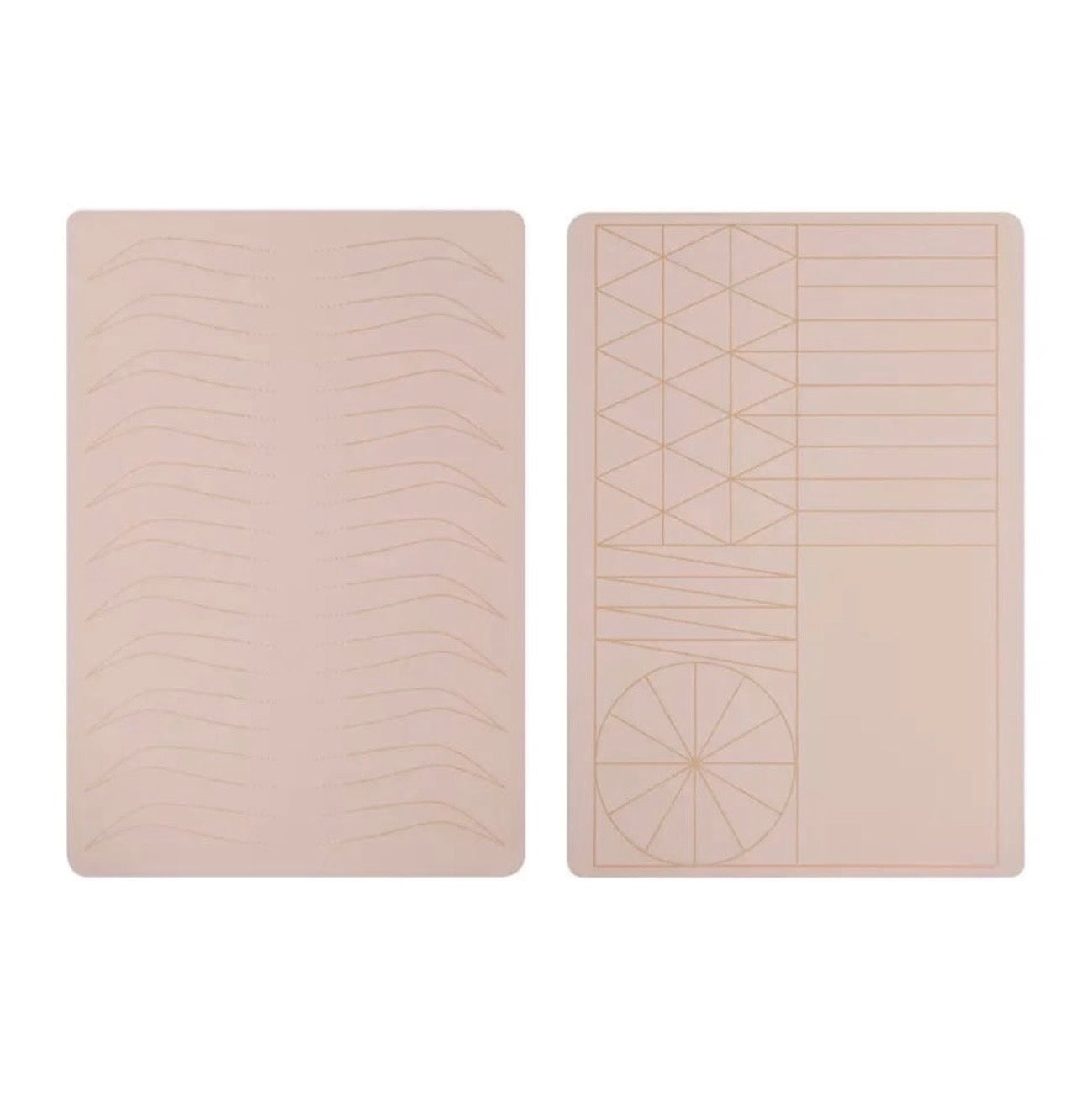 Übungshaut goldener Druck