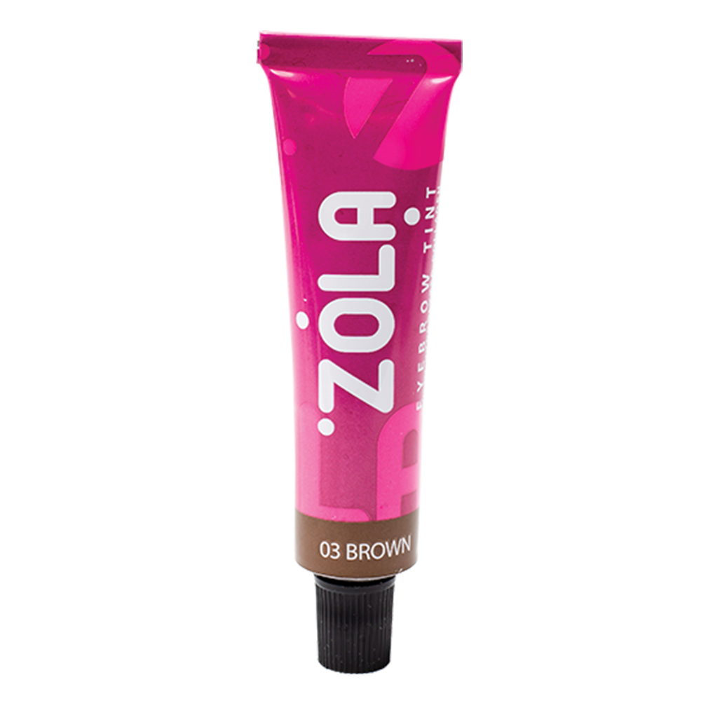 ZOLA Augenbrauenfarbe mit Kollagen 03 Braun 15ml