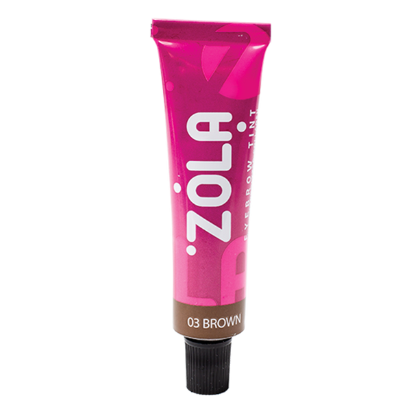 Teinture pour sourcils ZOLA au collagène 03 Brown 15 ml