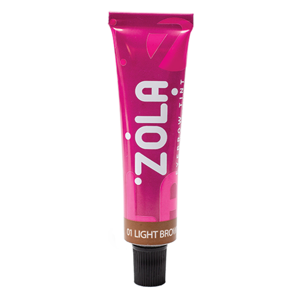 Teinture pour sourcils ZOLA au collagène 01 Brun clair 15 ml
