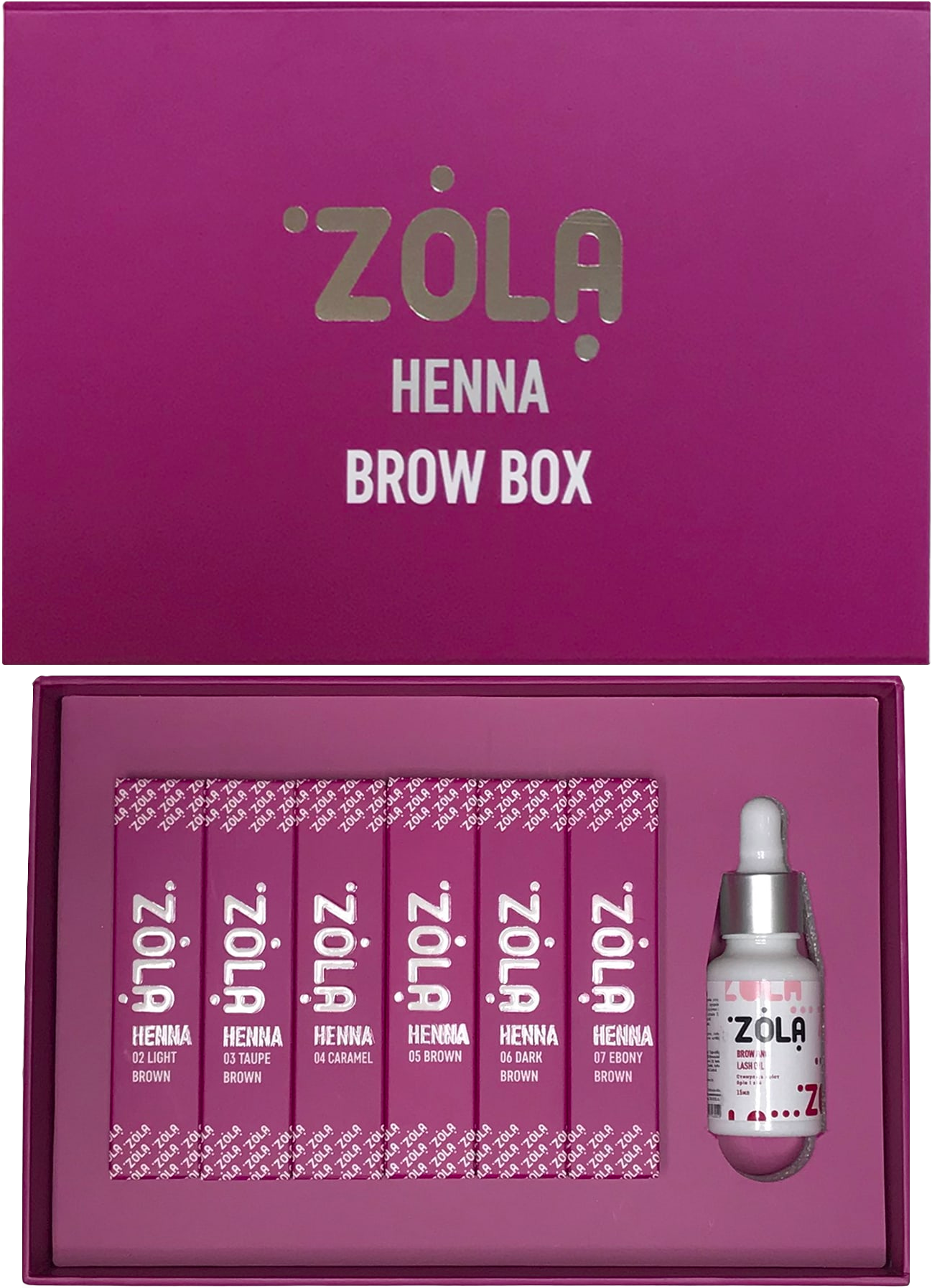 ZOLA Henna box 10g 6 Stück