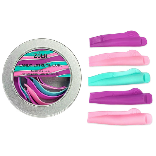 ZOLA Laminierrollen Candy Extreme Curl, 5 Paare