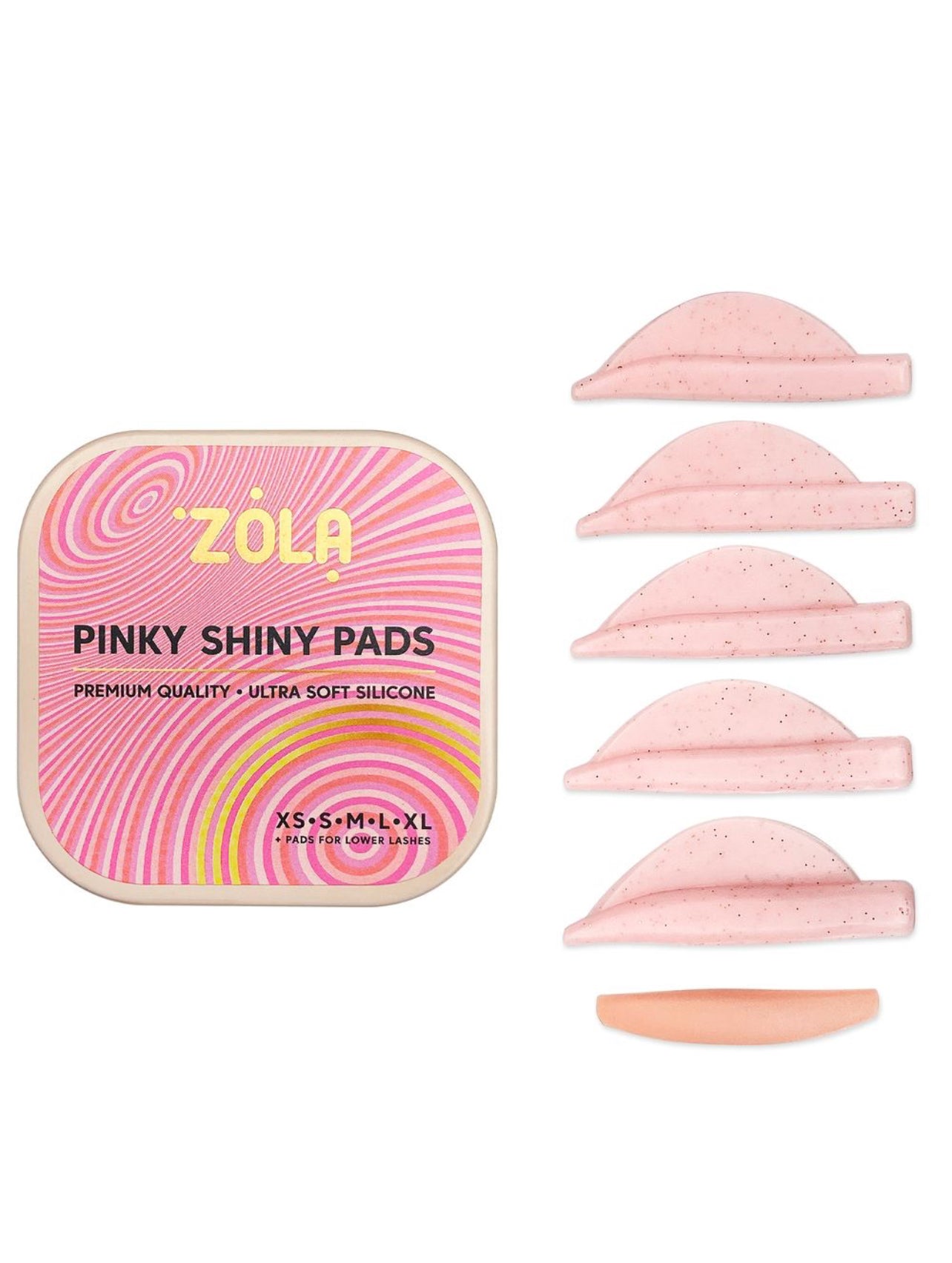 ZOLA Silikonrollen Pinky Shiny Pads (XS,S,M,L,XL)