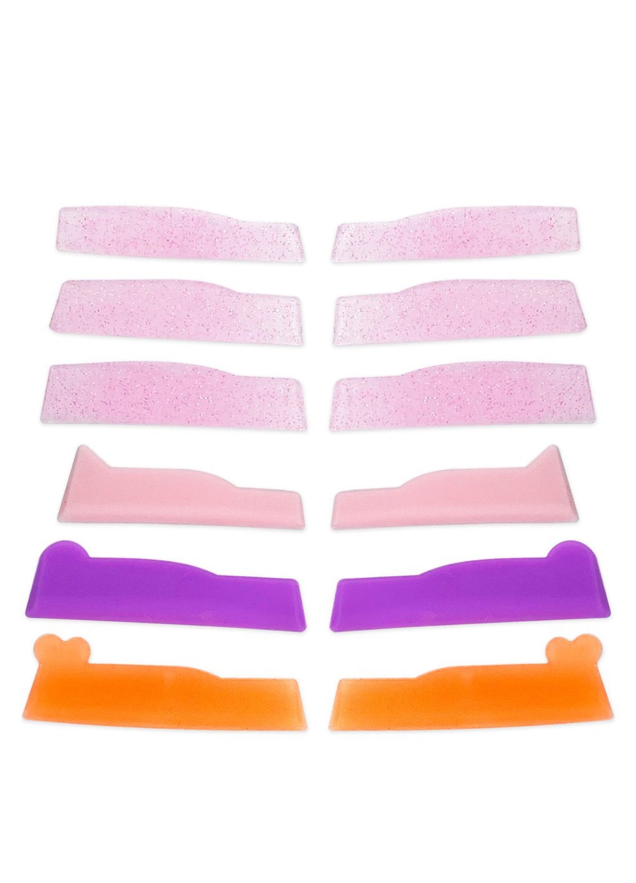 ZOLA Silikonrollen Shiny & Candy Lami Pads, 6 Paare