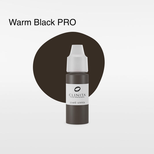 Clinita Warm Black Pro PMU Pigment