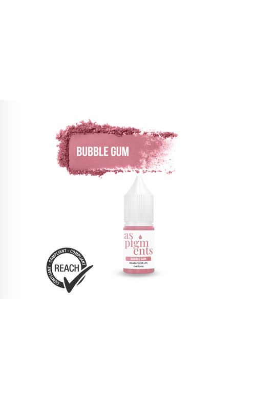 Bubble gum Lippen