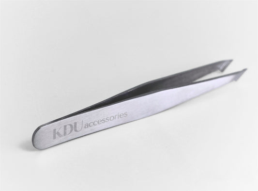 KDU Pinzette silver (slanted point)