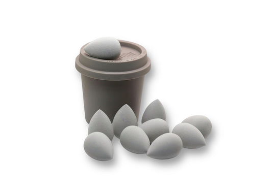 10 Pcs/Pack Makeup Beauty Blender/Sponge Color Gray PMU