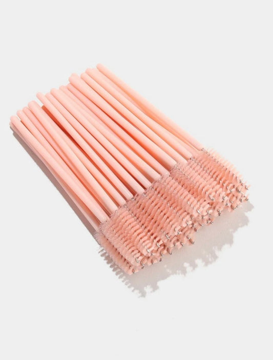 50 pieces. Disposable Mascara/Brushes/Eyelashes