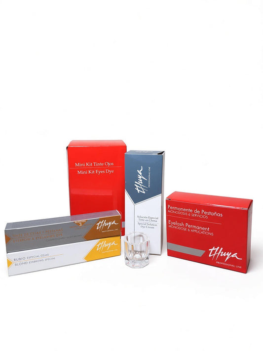 Thuya Mini Kit Eyes Dye Light Brown + Eyelash Permanent Monodose